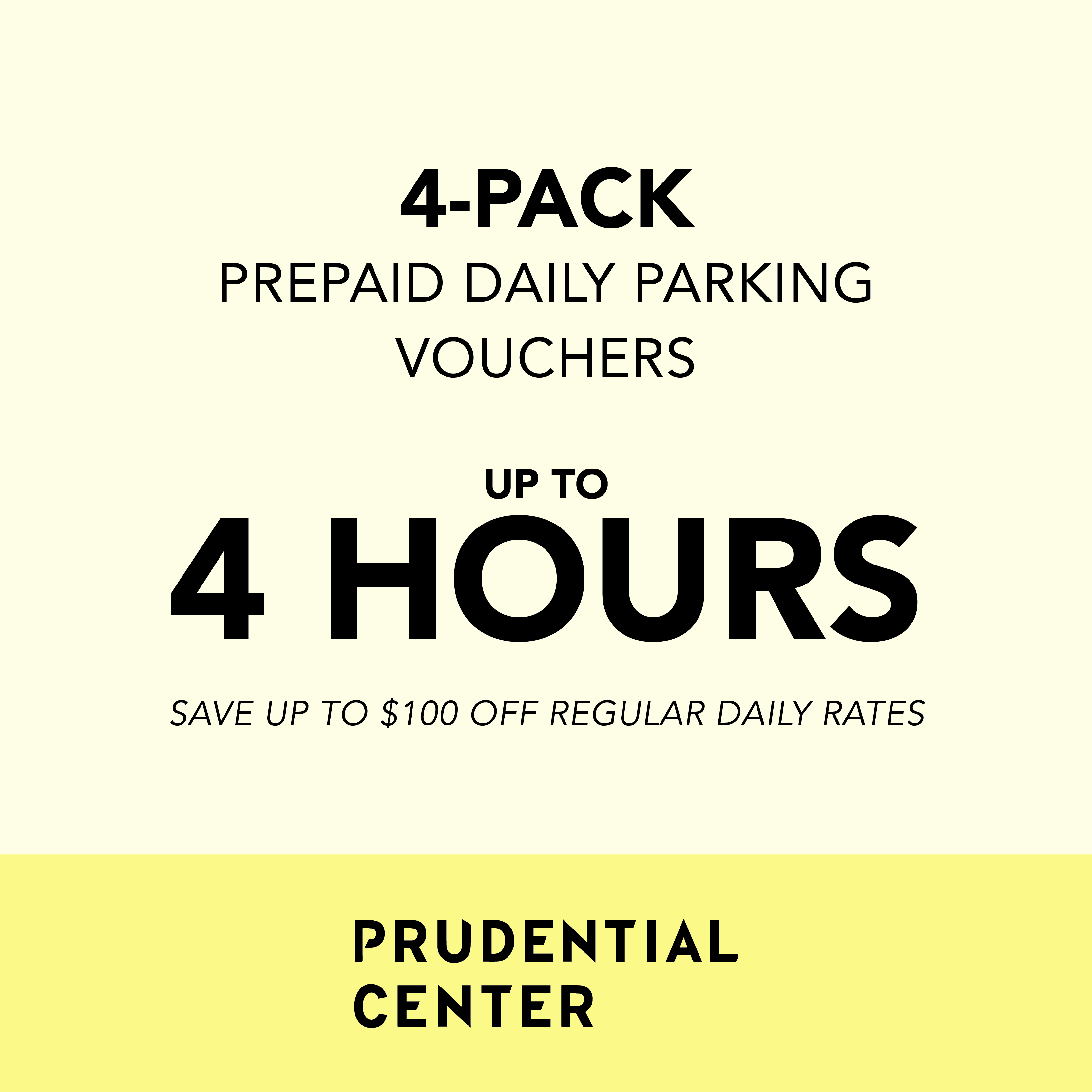 Prepaid parking vouchers - rates and where to buy